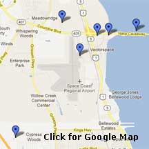 Click for a Google Map of these locations.