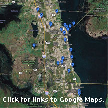 Click for Google map of these locations.